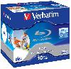  BD-R Verbatim 25Gb 6x Printable Surface Scratchguard+ Jewel Case (10) 43713