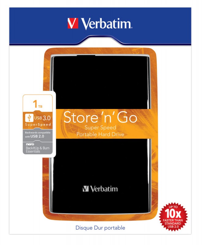   Verbatim USB 1Tb [53018] Store'n'Go (5400rpm) 8Mb 2.5" () USB 3.0