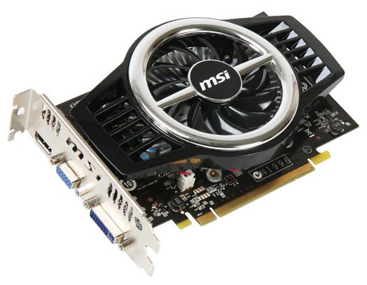  MSI PCI-E NV N240GT-MD1G/D5 GT240 1024Mb 128bit 550/1340 DDR5 CRT+DVI+HDMI RTL