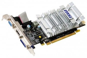   MSI PCI-E ATI R5450-MD512H D2 R5450 512Mb DDR2 Low Profile HDMI+DVI RTL