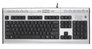  A4 KL-7mu silver/black PS/2 multimedia (with audio jacks, extra 17keys and usb 2.0)