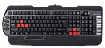  A4 G800MU black 3X Fast Gaming waterproof w/ext. 2.0 USB & Audio Ports PS/2