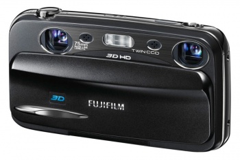  FujiFilm Real 3D W3 black 10.0Mpix  3.5"LCD 3x  ISO 1600