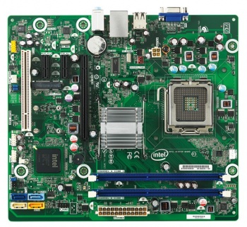 . Intel Original DG41BI Soc-775 iG41 Note4 DDR3 uATX SATA Audio5.1+2ch +LAN+VGA (bulk)