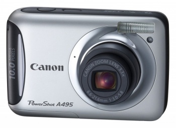  Canon PowerShot A495 IS  10Mpix 3.3x SDXC/SDHC 2.5" LCD