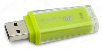   Kingston 4Gb USB 2.0 Hi-Speed DataTraveler 102 Green (DT102/4GB)