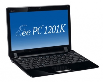  Asus Eee PC 1201K Atom NX175/1GB/160GB/Wi-Fi/W7XP/12.1/Cam/4400mAh/Black