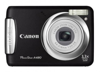  Canon PowerShot A480 black 10,0Mpix 3,3x 2,5" SD/SDHC (3475B002)